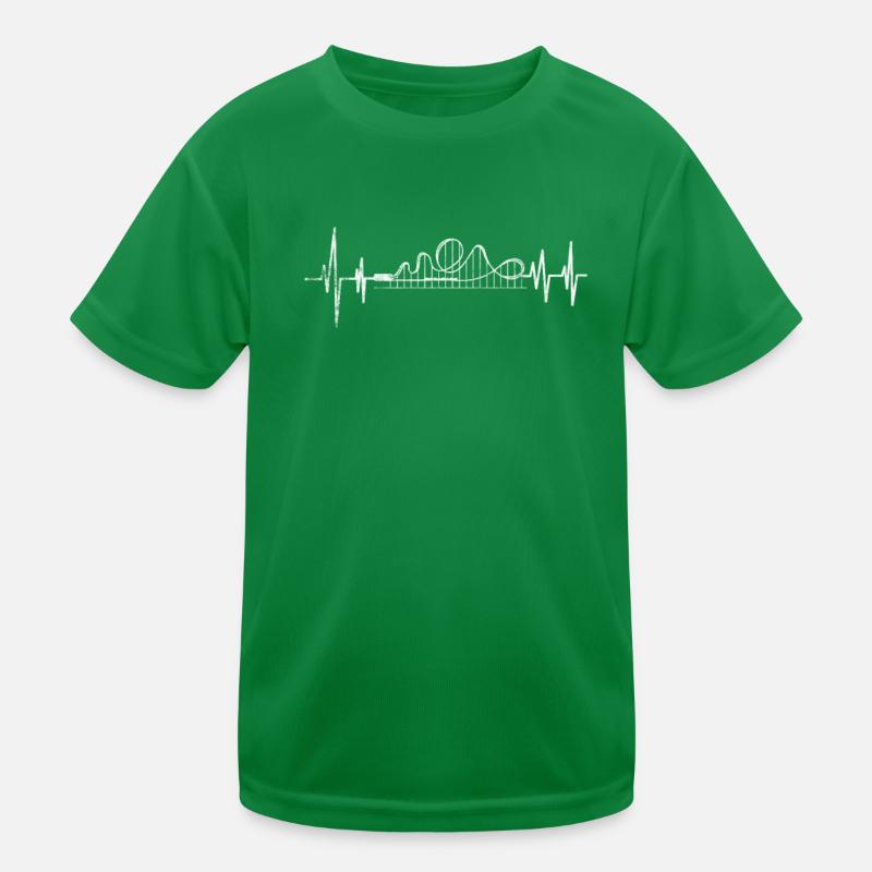 Achterbahn Vergnügungspark Freizeitpark Geschenk Kinder Funktions-T-Shirt