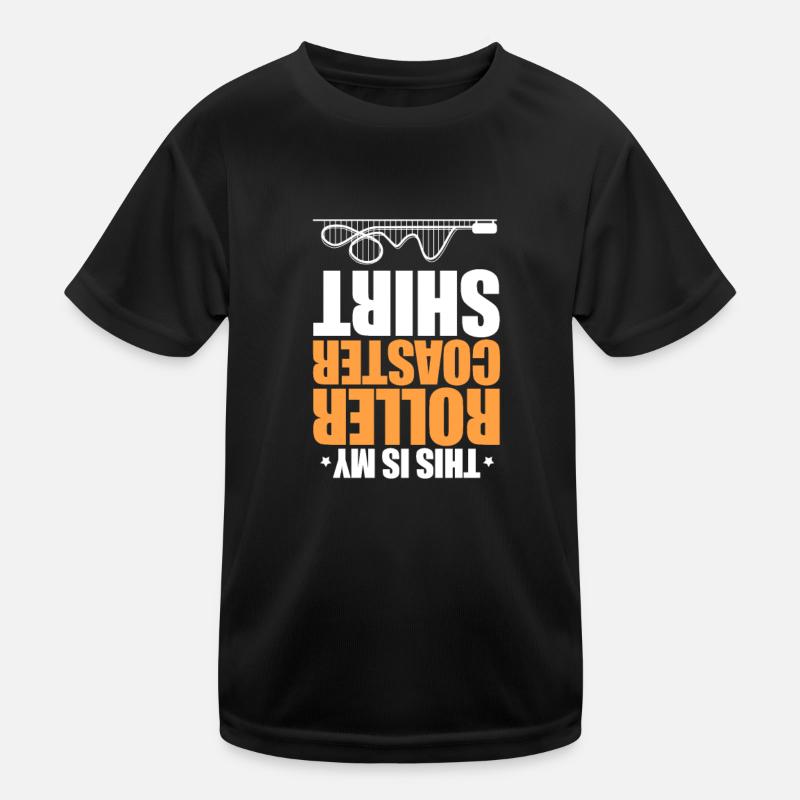 Achterbahn Kinder Funktions-T-Shirt