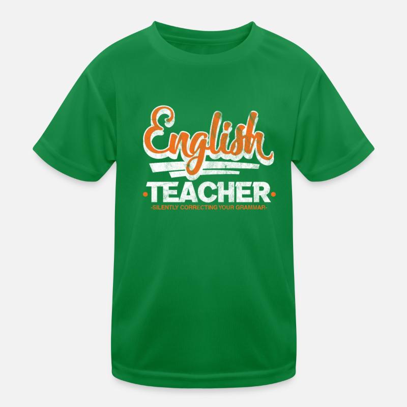 Englisch Lehrer Kinder Funktions-T-Shirt