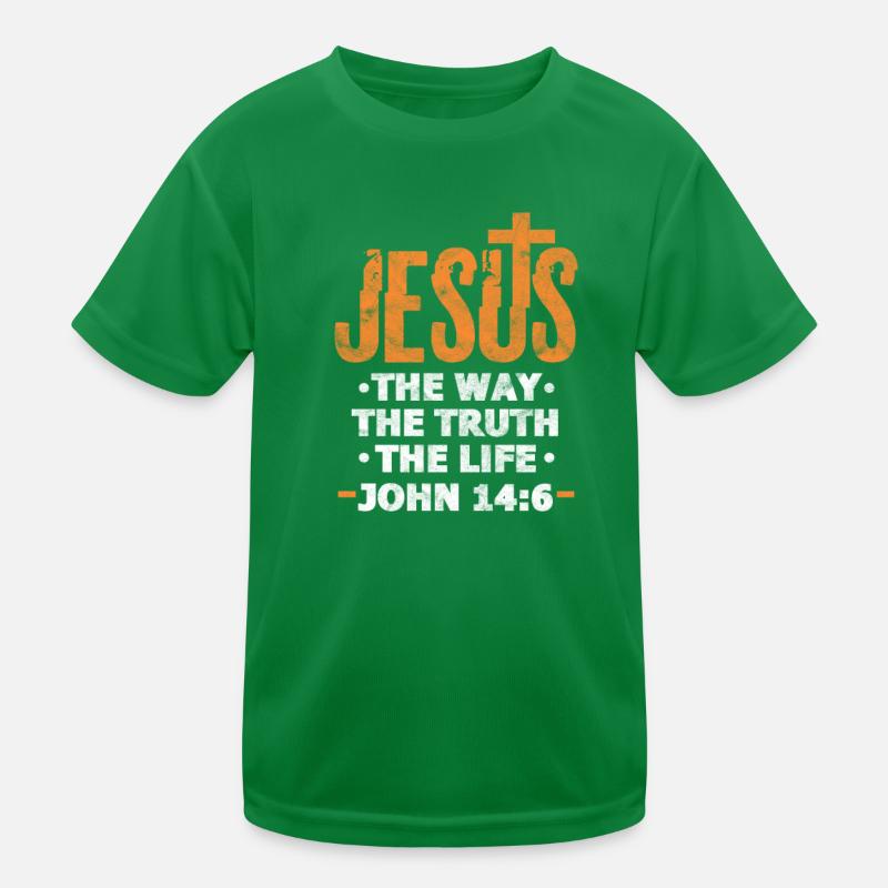 Jesus Kinder Funktions-T-Shirt