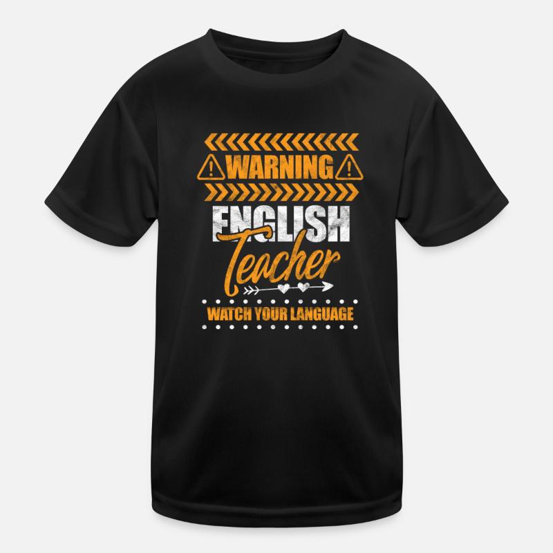 Englisch Lehrer Kinder Funktions-T-Shirt