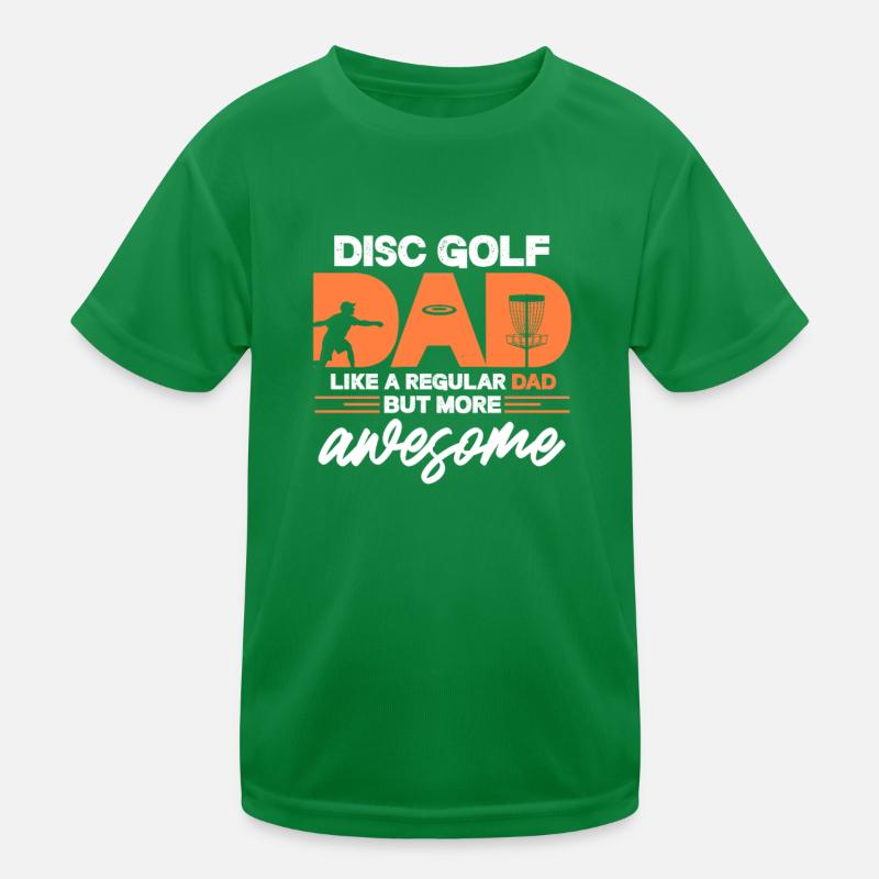 Disc Golf Père Frisbee Papa Disc Golf Cadeau T-shirt sport Enfant
