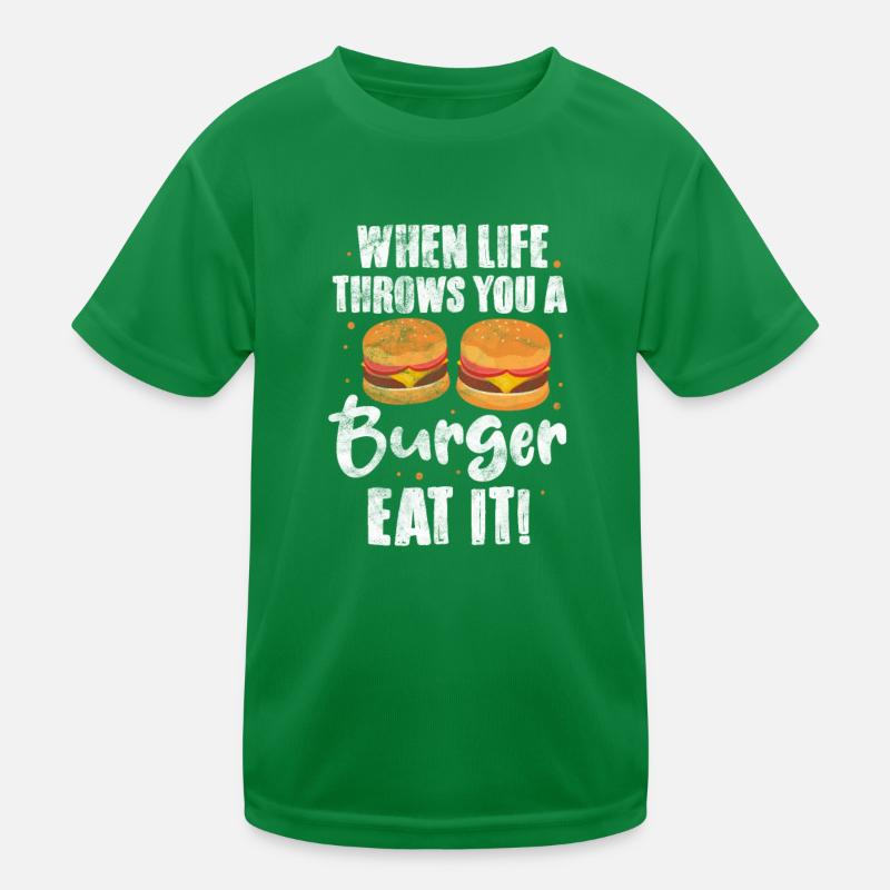 Burger Kids Functional T-Shirt