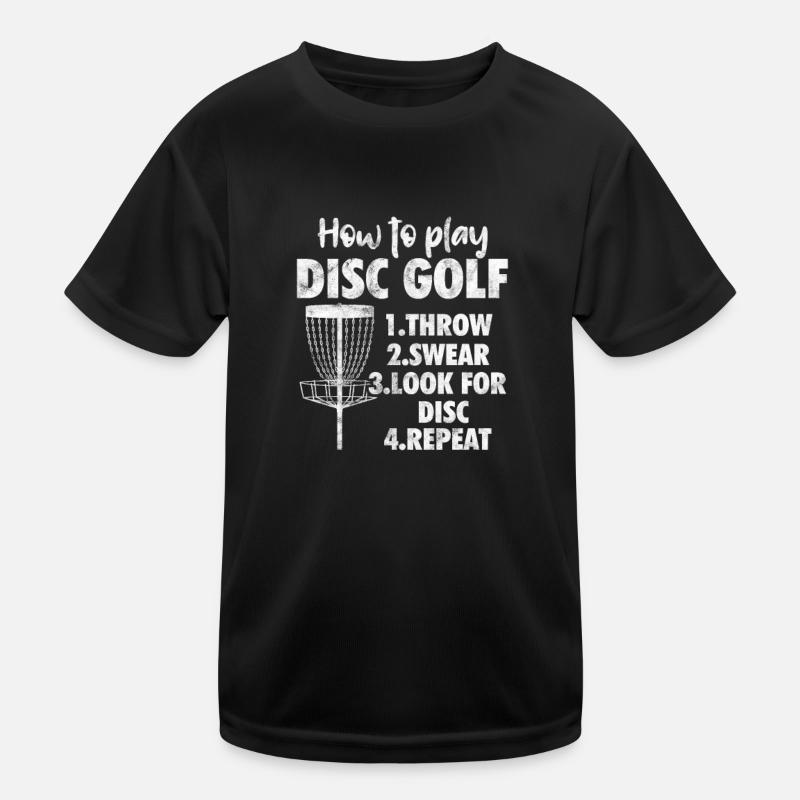 Disc Golf Kinder Funktions-T-Shirt