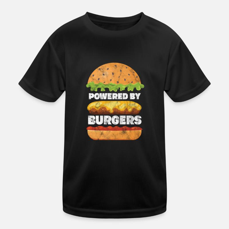 Burger Kinder Funktions-T-Shirt