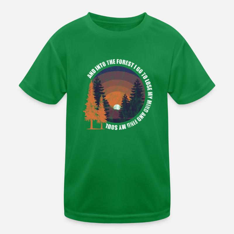 Wald Kinder Funktions-T-Shirt
