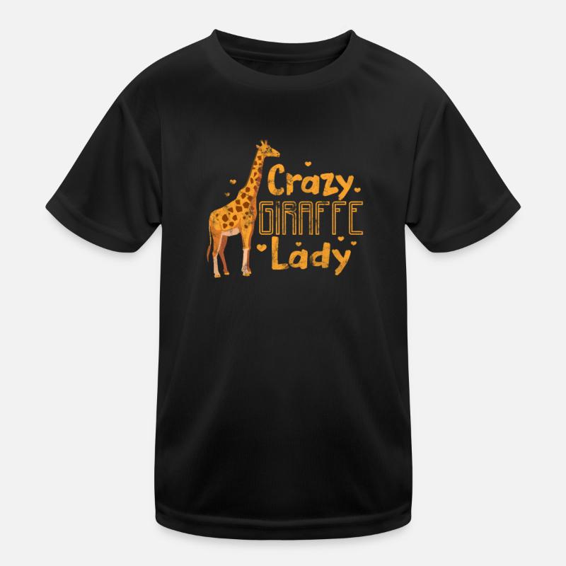Dame girafe T-shirt sport Enfant