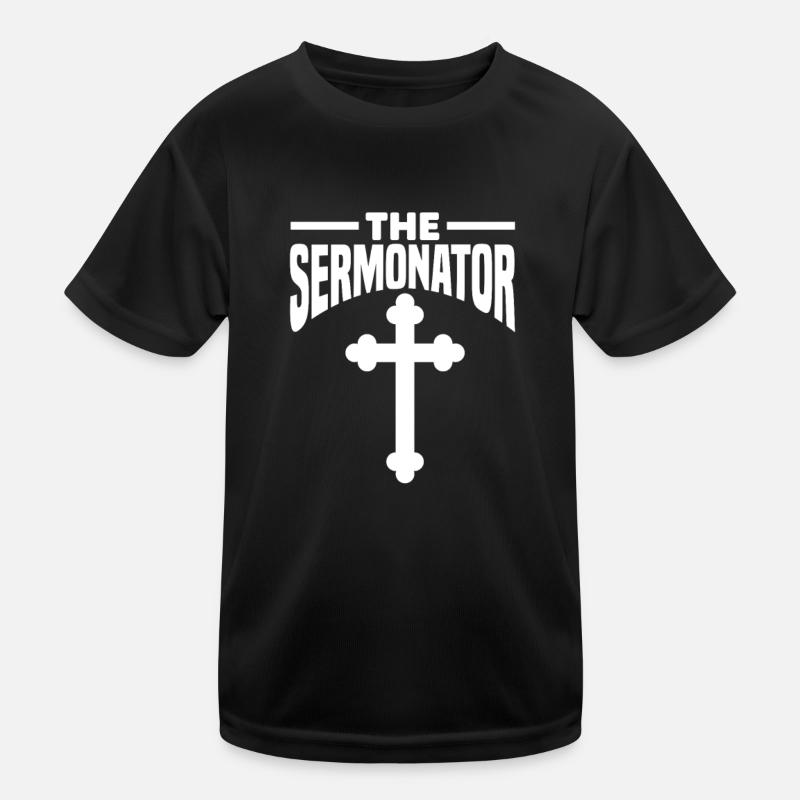 Pastor Parrer Priester Religion Kirche Geschenk Kinder Funktions-T-Shirt