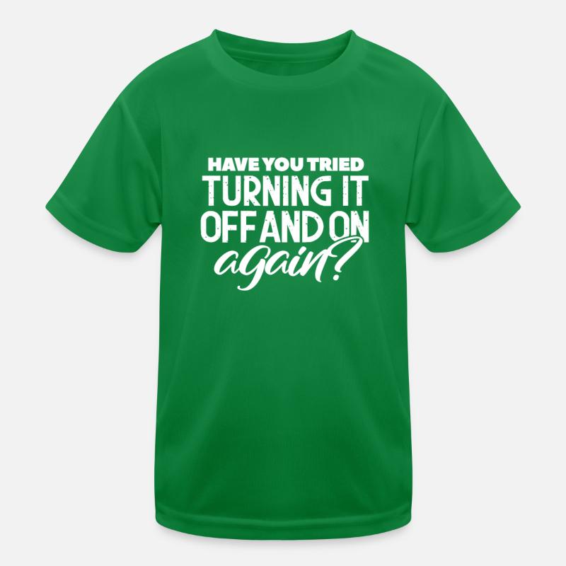 Technischer Support Computer It Admin Geschenk Kinder Funktions-T-Shirt