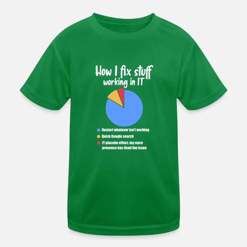 Support technique Computer It Admin Cadeau T-shirt sport Enfant