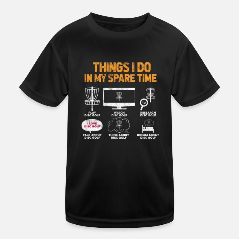 Disc Golf Kinder Funktions-T-Shirt
