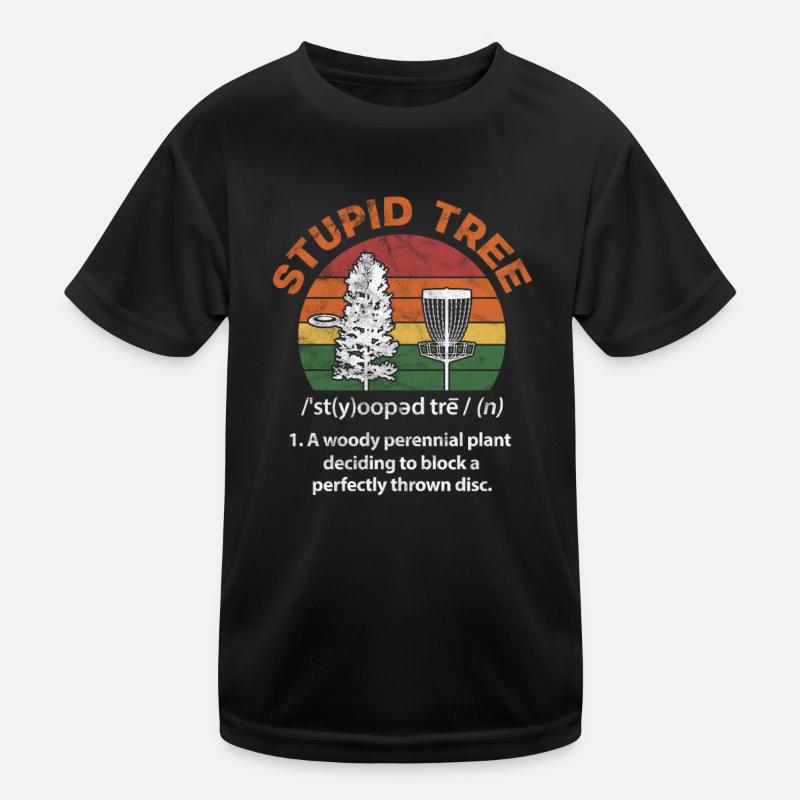 Disc Golf Kinder Funktions-T-Shirt