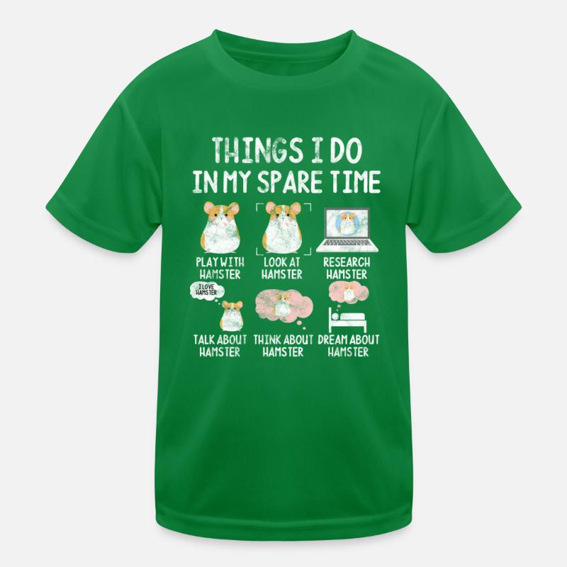 Hamster Kids Functional T-Shirt