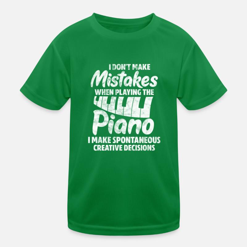 Klavier Kinder Funktions-T-Shirt