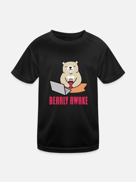 Programmierer Compuer Nerd Coder Software Geschenk - Kinder Funktions-T-Shirt - Schwarz - Vorne