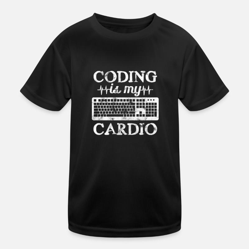 Softwareentwickler - Kinder Funktions-T-Shirt - Schwarz