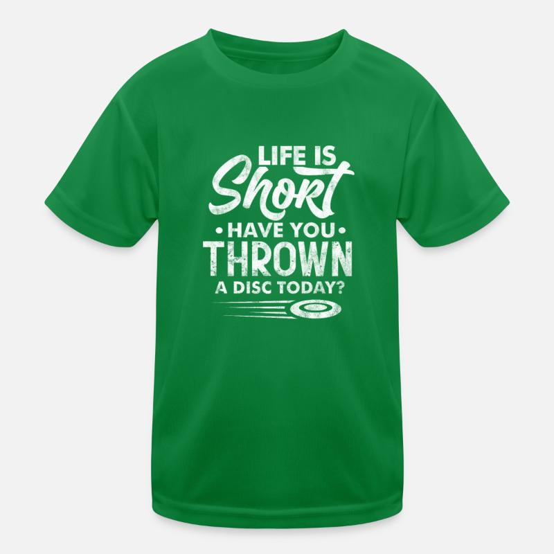 Ultimate Frisbee Kids Functional T-Shirt