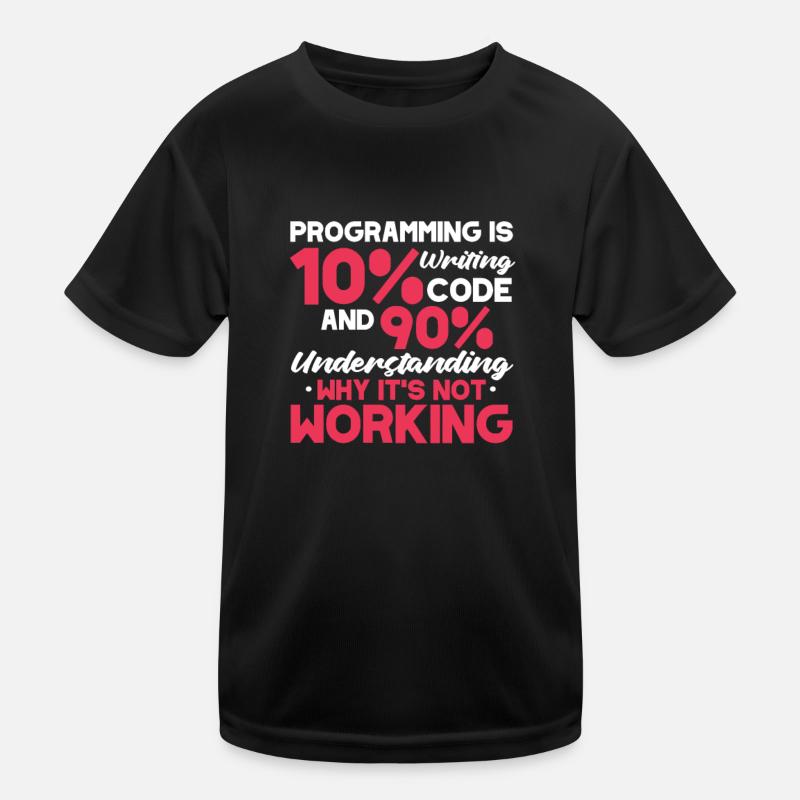 Software Developer Programmer Software Kids Functional T-Shirt