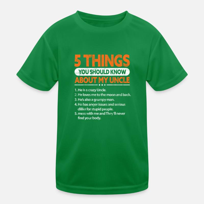 Onkel Kinder Funktions-T-Shirt