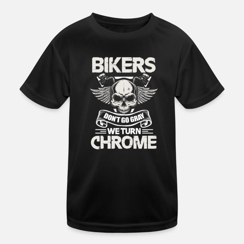 Biker - Kids Functional T-Shirt - black