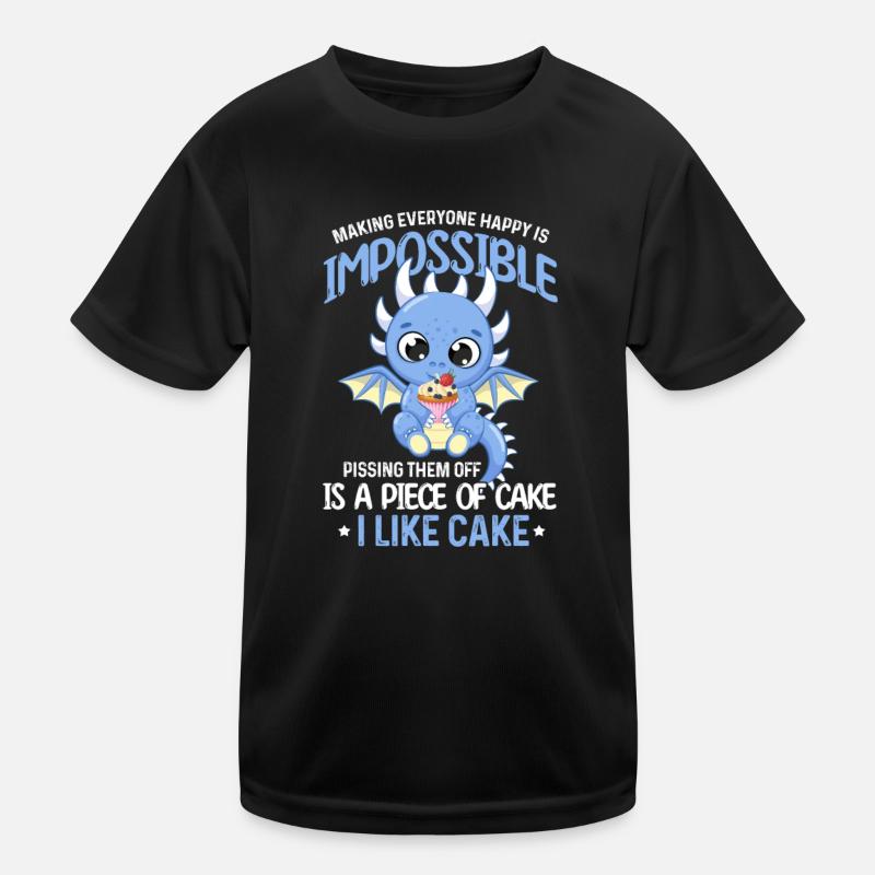 Drache Kinder Funktions-T-Shirt