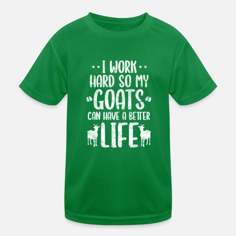 Goat Kids Functional T-Shirt