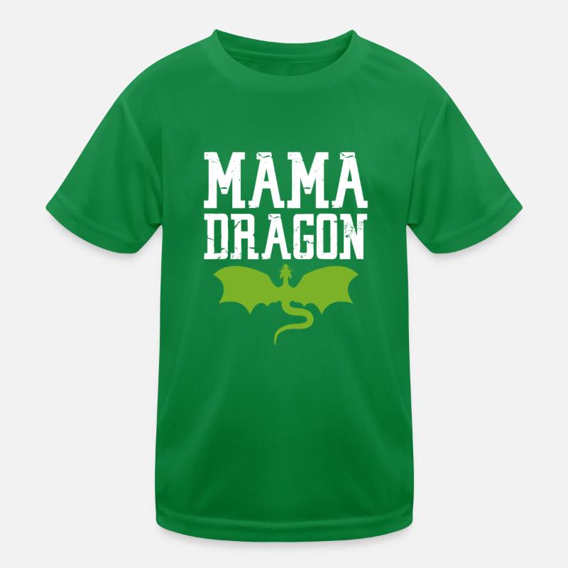 Drache Mutter Kinder Funktions-T-Shirt