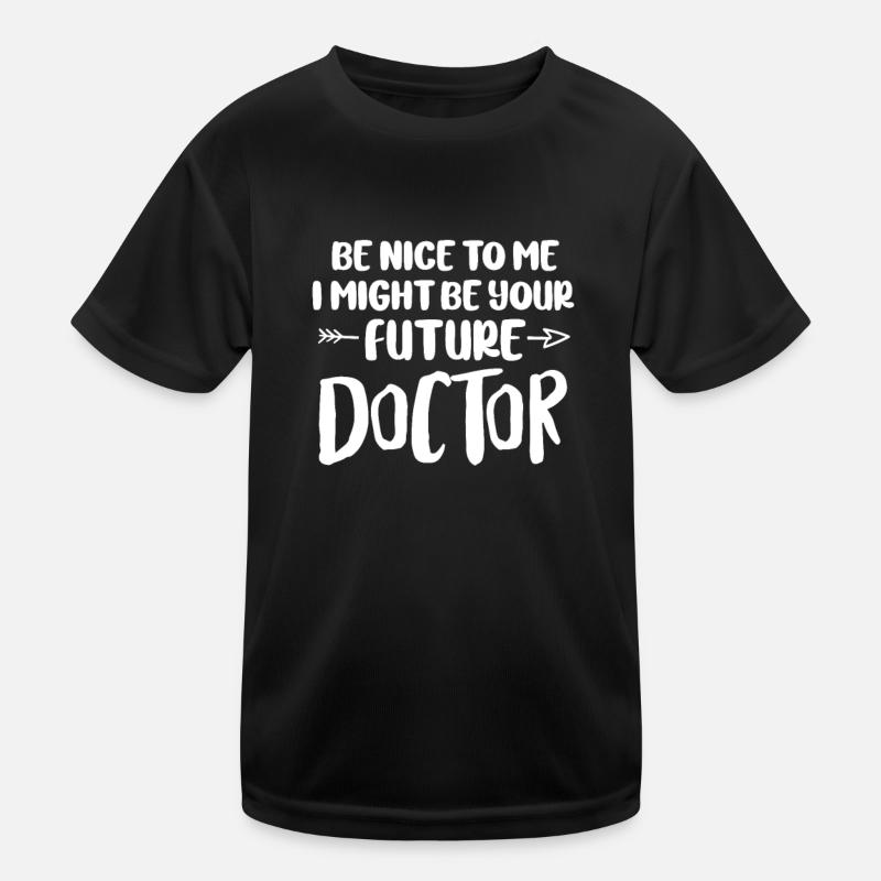 Arzt Kinder Funktions-T-Shirt