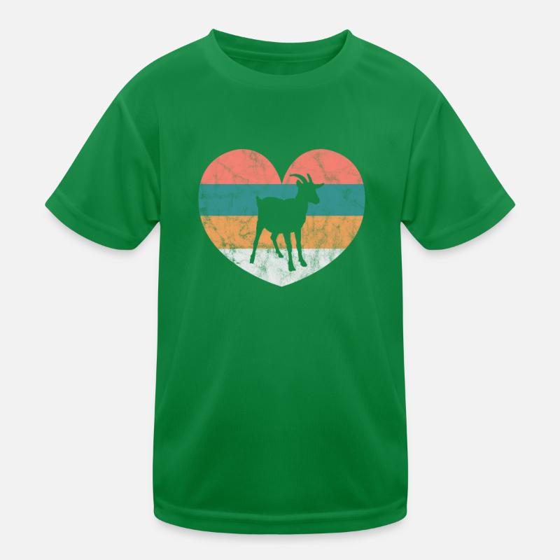 Ziege Kinder Funktions-T-Shirt