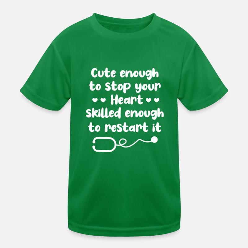 Arzt Kinder Funktions-T-Shirt