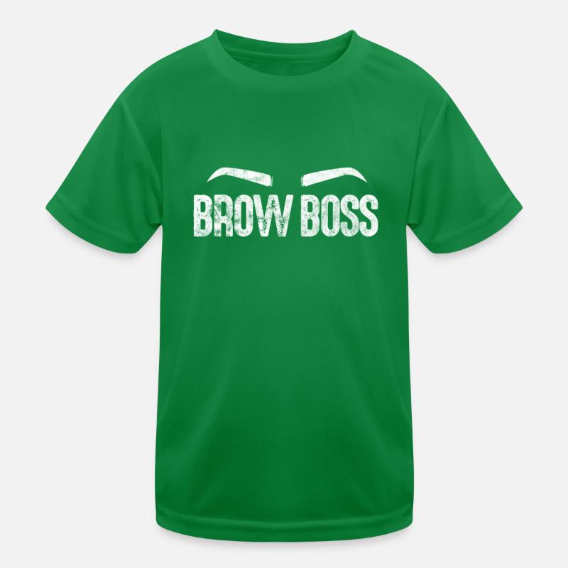 Eyebrows Eyebrow Beautician Gift Kids Functional T-Shirt
