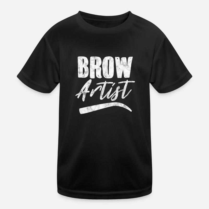 Eyebrows Eyebrow Beautician Gift Kids Functional T-Shirt