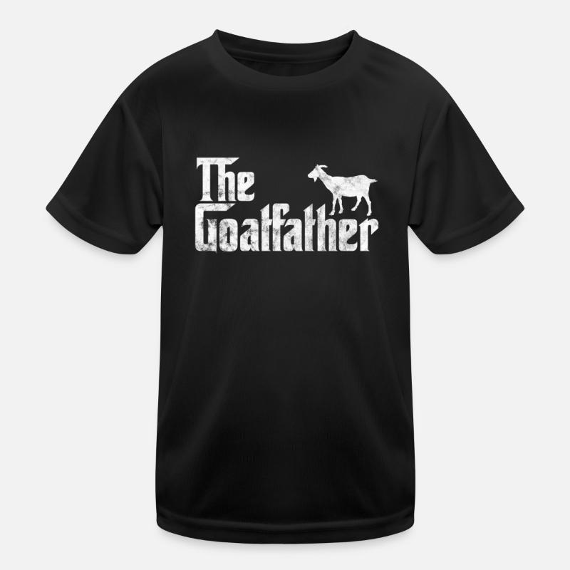 Ziege Kinder Funktions-T-Shirt