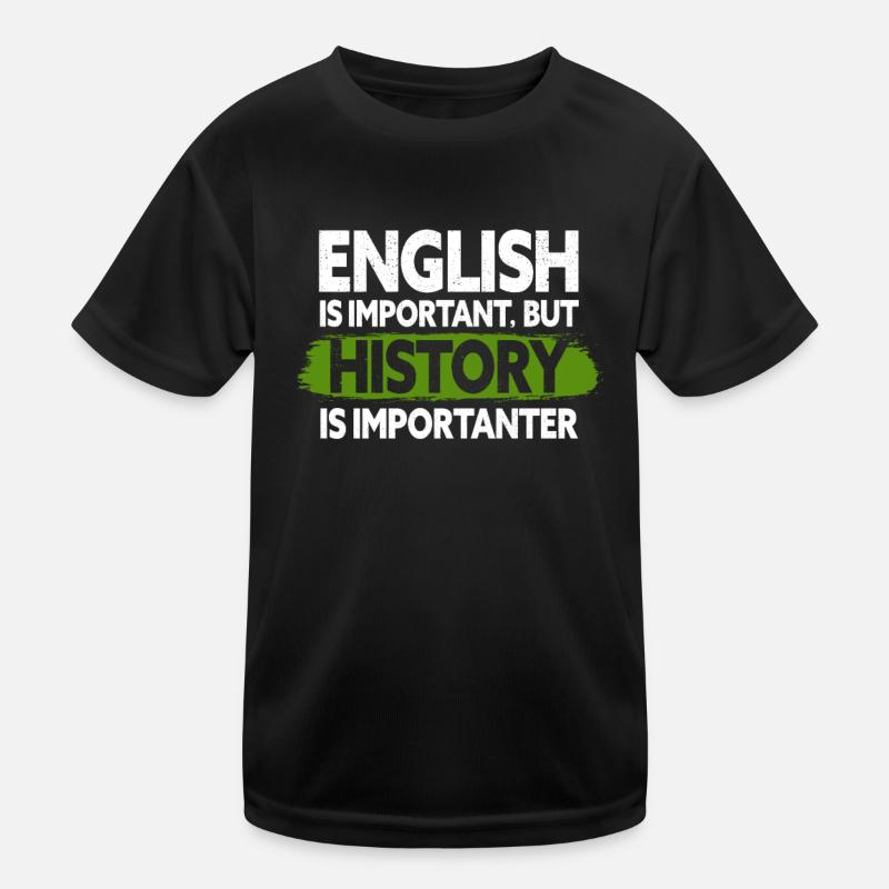 History Kids Functional T-Shirt