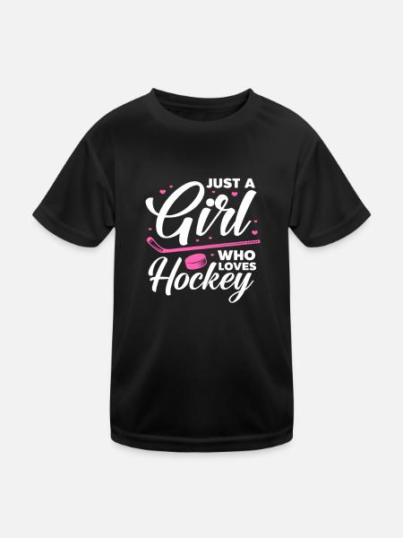 HockeyEuse - T-shirt sport Enfant - noir - Devant