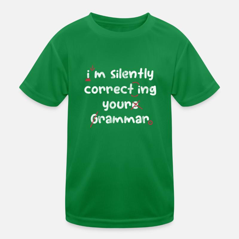 Professeur de grammaire T-shirt sport Enfant