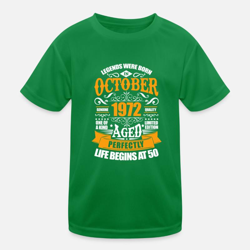 October 1972 Kids Functional T-Shirt