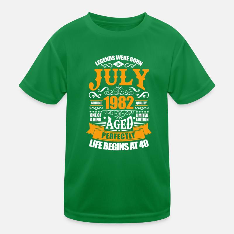 Juli 1982 Kinder Funktions-T-Shirt