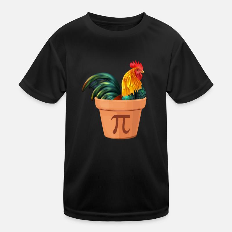 Poulet Pi Math Poulets Coq Cadeau T-shirt sport Enfant