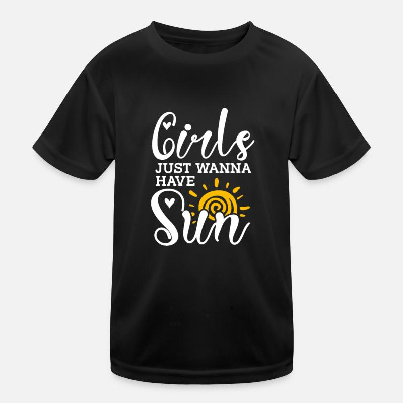 Strand Kinder Funktions-T-Shirt
