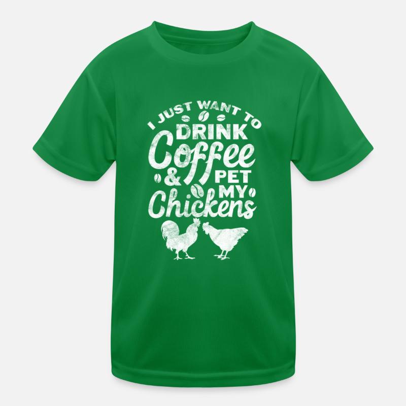 Chicken Kids Functional T-Shirt