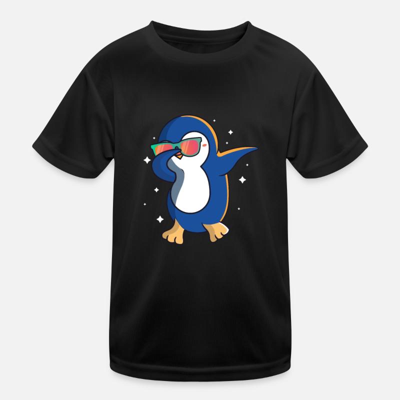 Penguin Ice South Pole Penguin Snow Bird Gift Kids Functional T-Shirt