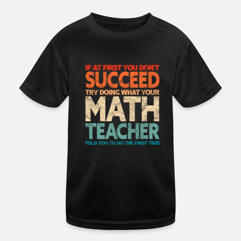 Mathematics Kids Functional T-Shirt