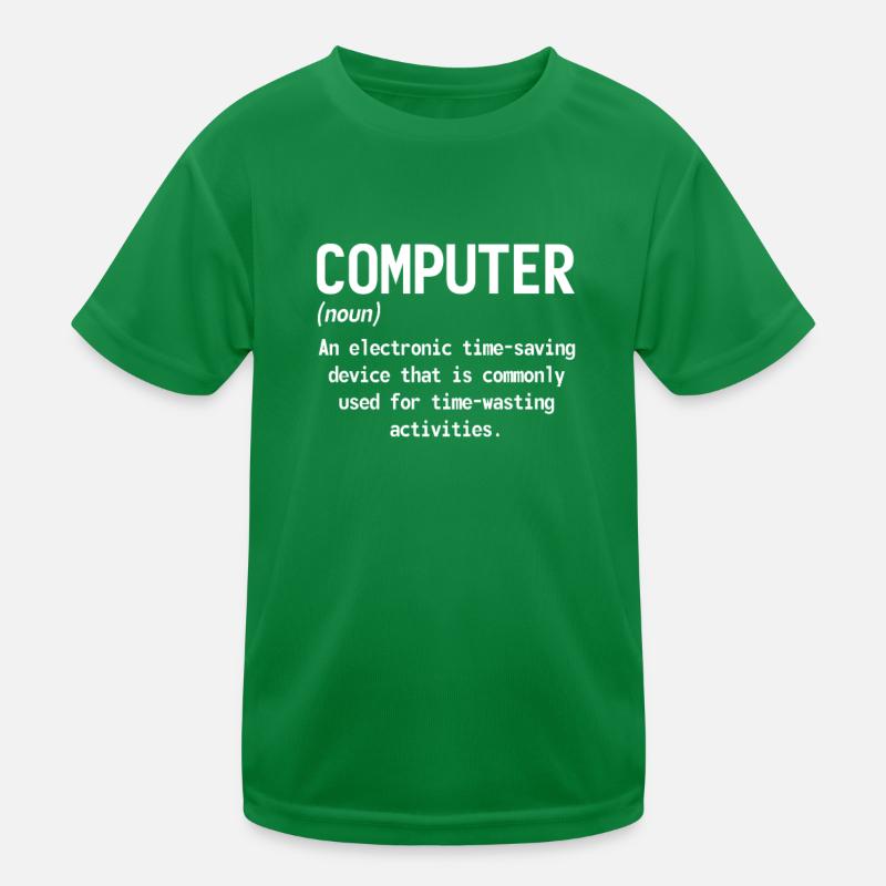 Computer Kinder Funktions-T-Shirt