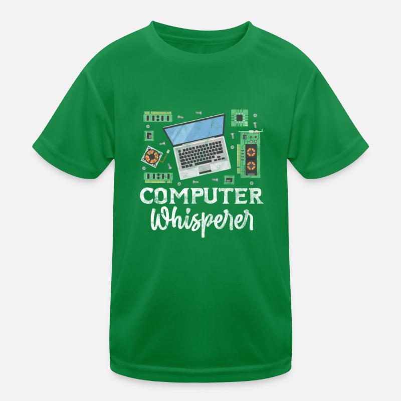 Computer Nerd Programmeur PC Cadeau informatique T-shirt sport Enfant