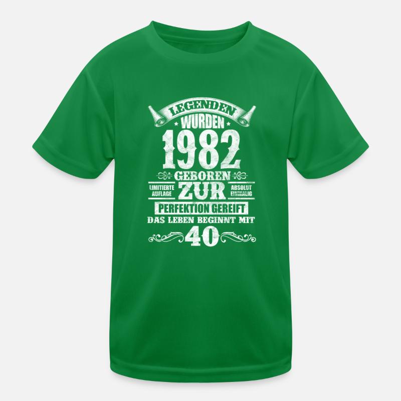 1982 Kinder Funktions-T-Shirt
