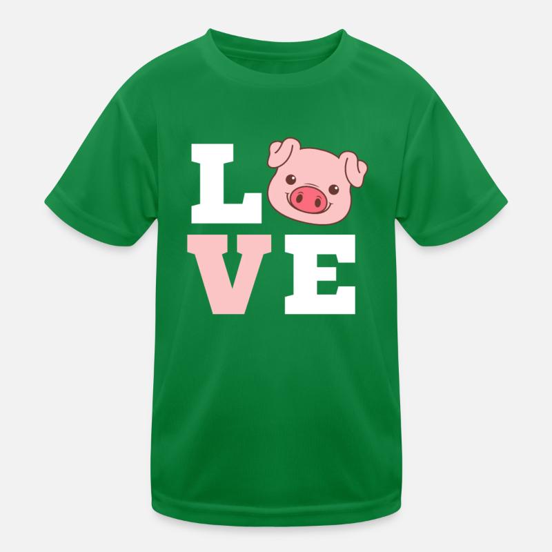 Maiale Maglietta sportiva per bambini