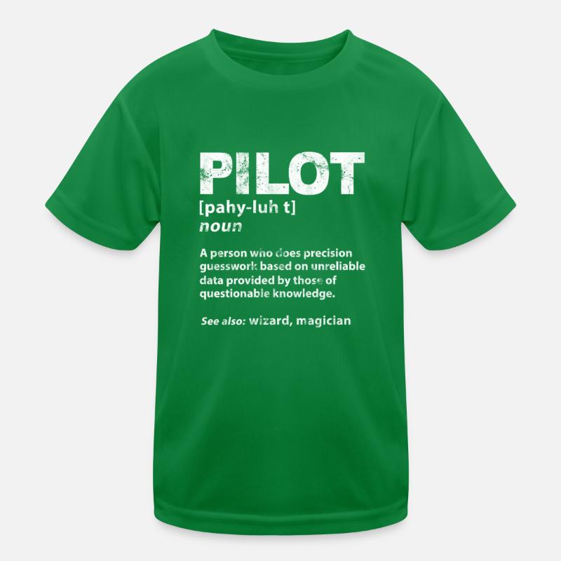 Pilot Kids Functional T-Shirt