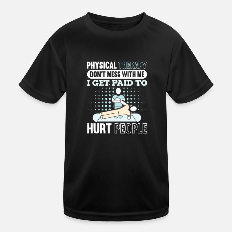 Physiotherapeut Kinder Funktions-T-Shirt