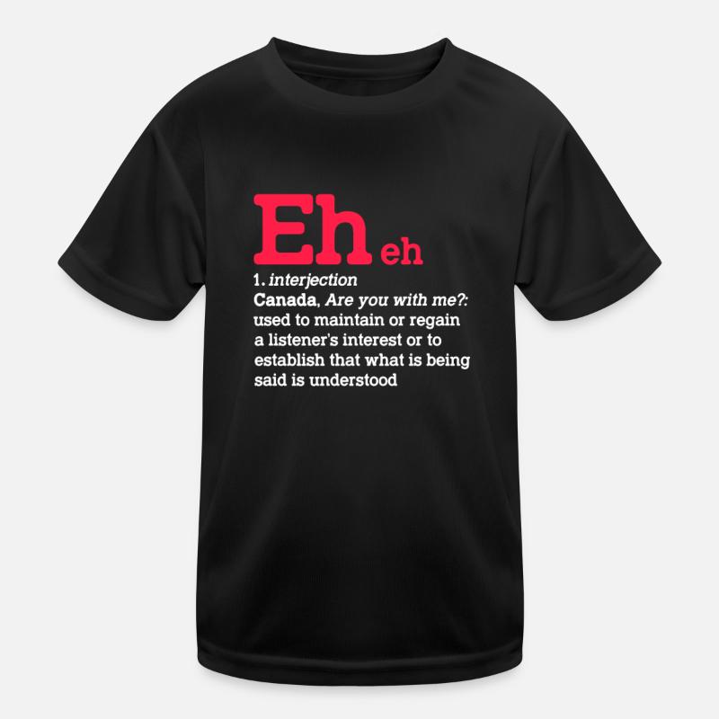 Kanada Kinder Funktions-T-Shirt